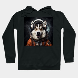 Astro Dog - Siberian Huskie Hoodie